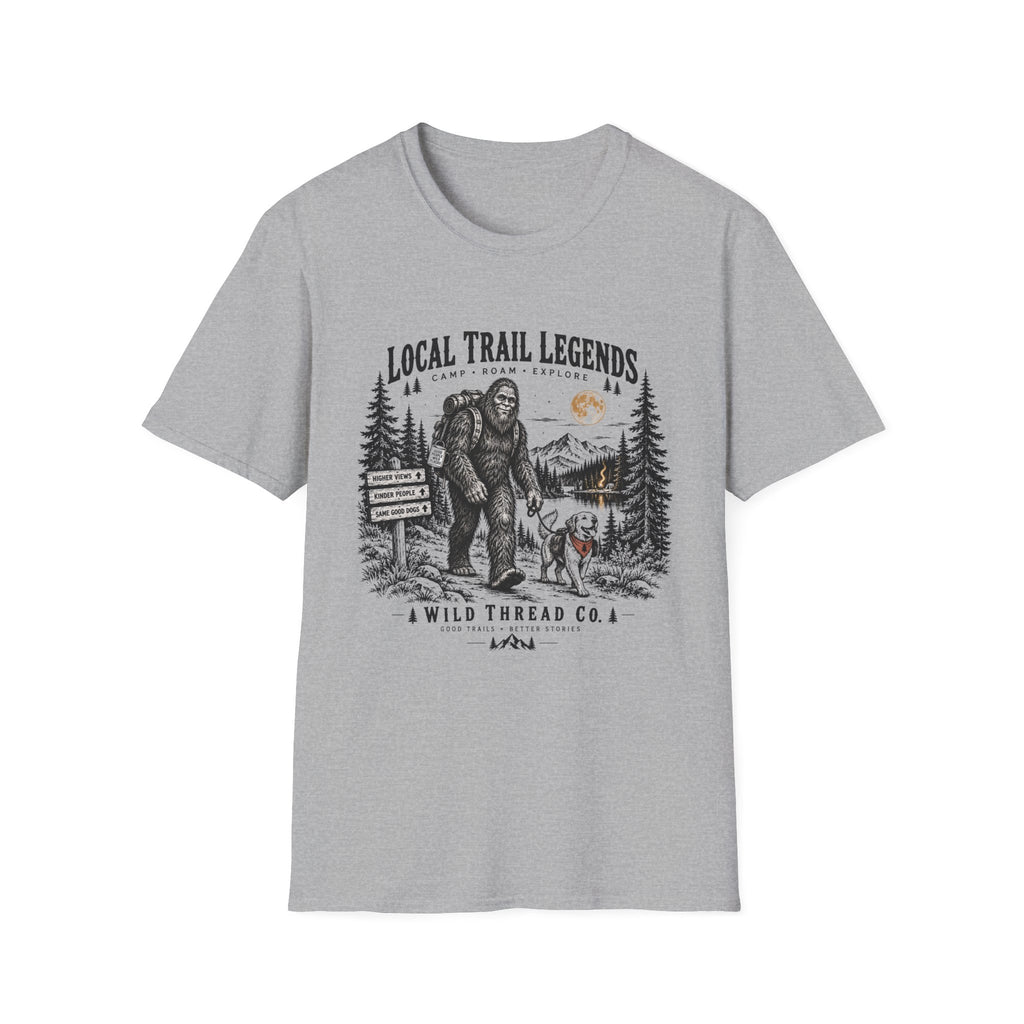 Big Foot Camping T Shirt
