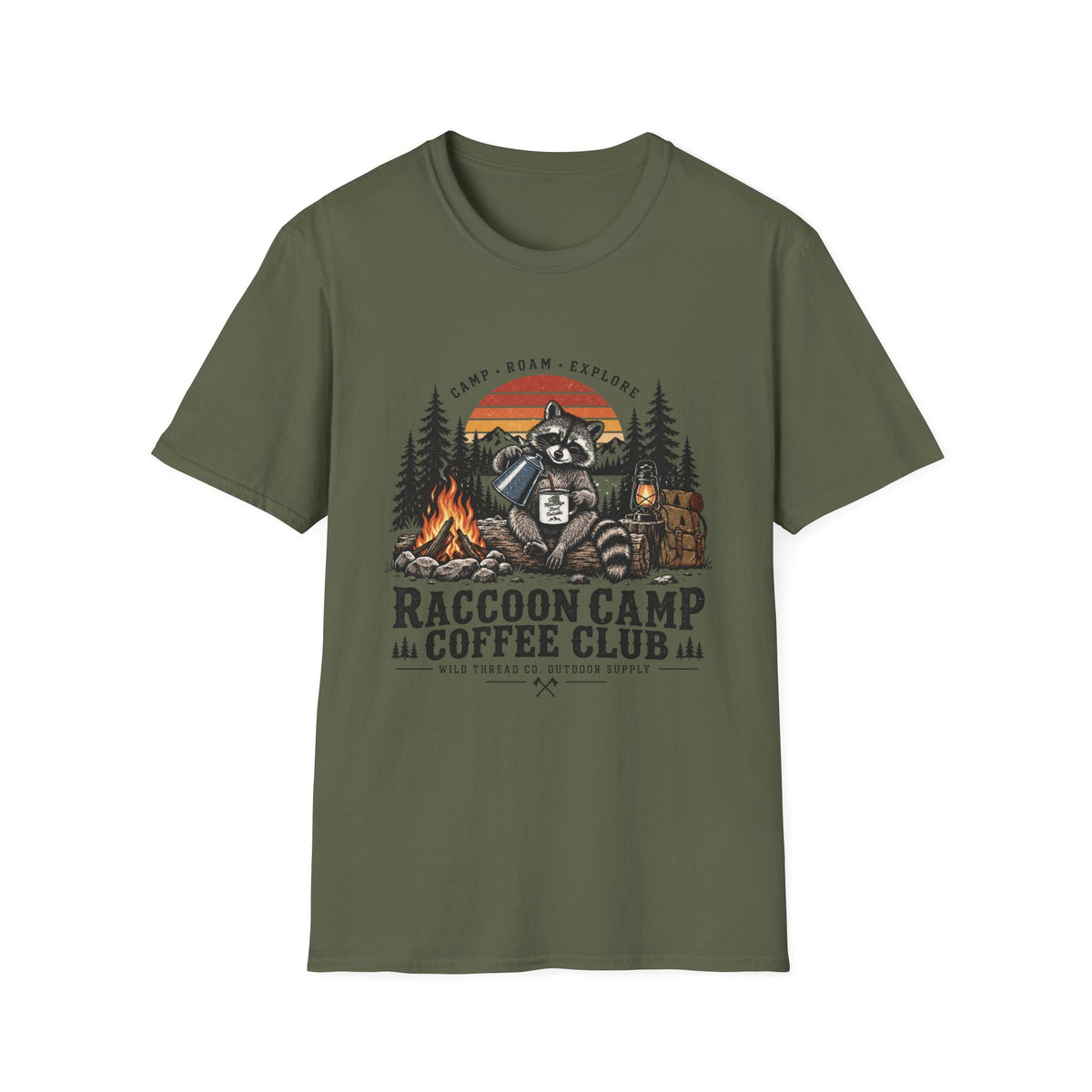 Racooning Around With My Coffe T-Shirt