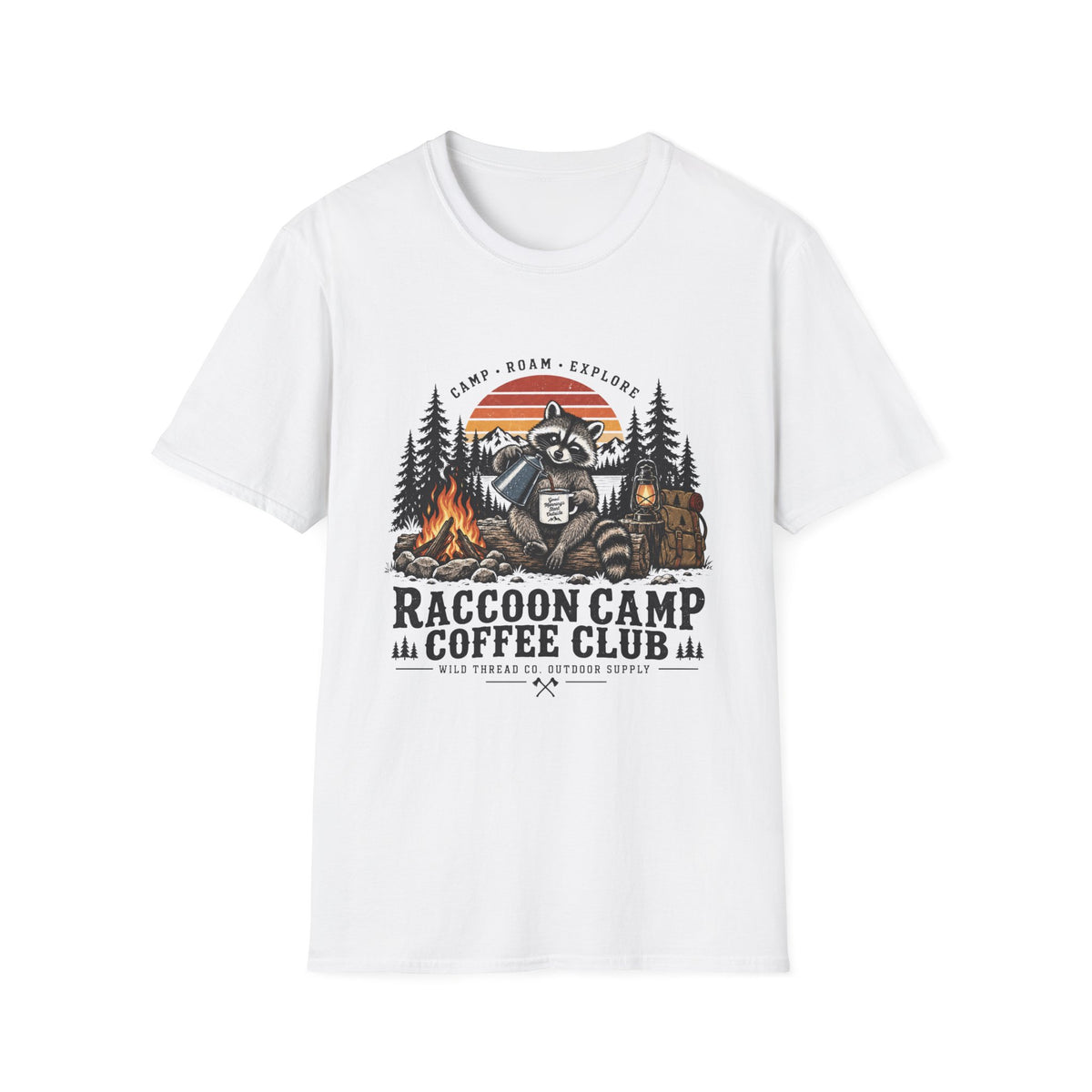 Racooning Around With My Coffe T-Shirt