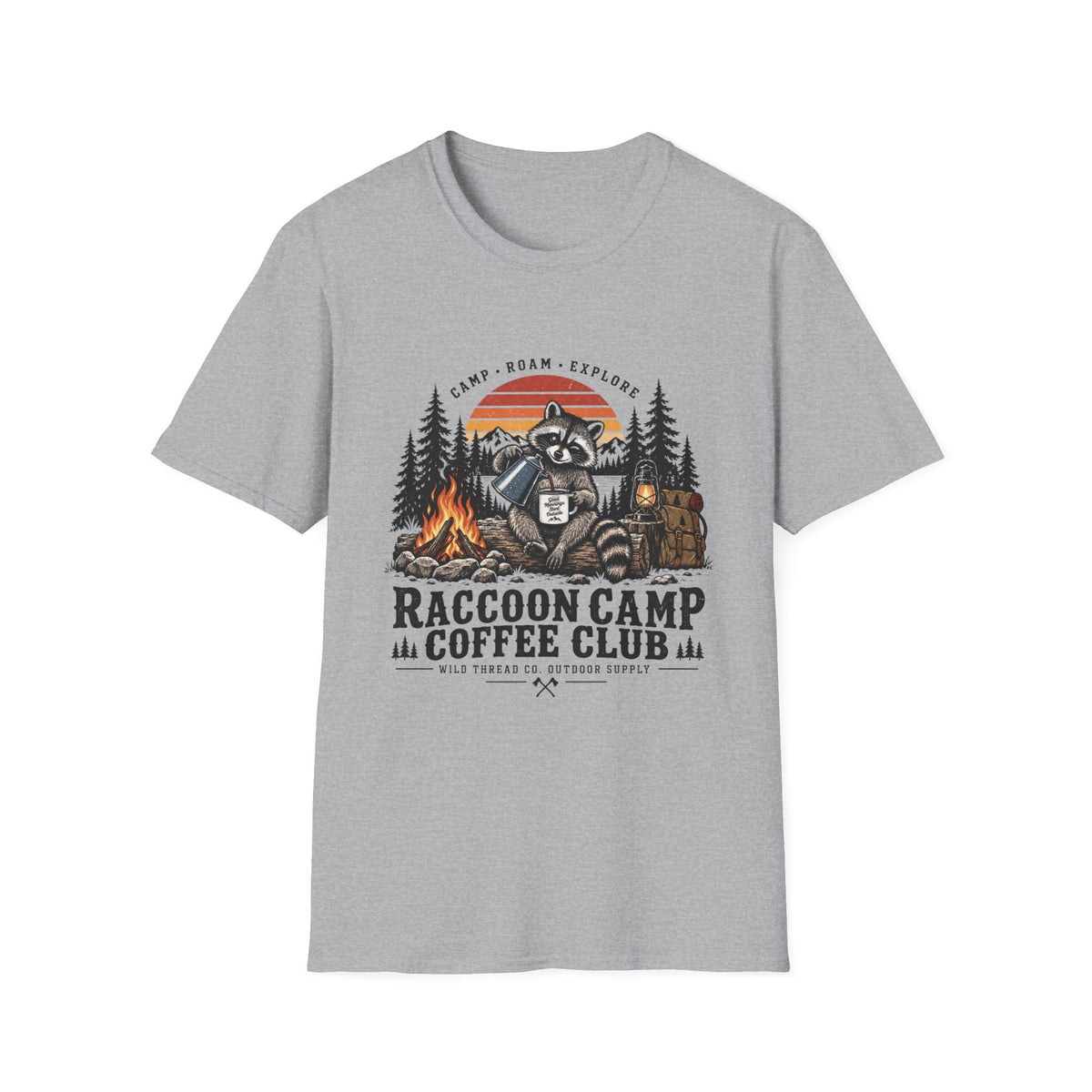 Racooning Around With My Coffe T-Shirt