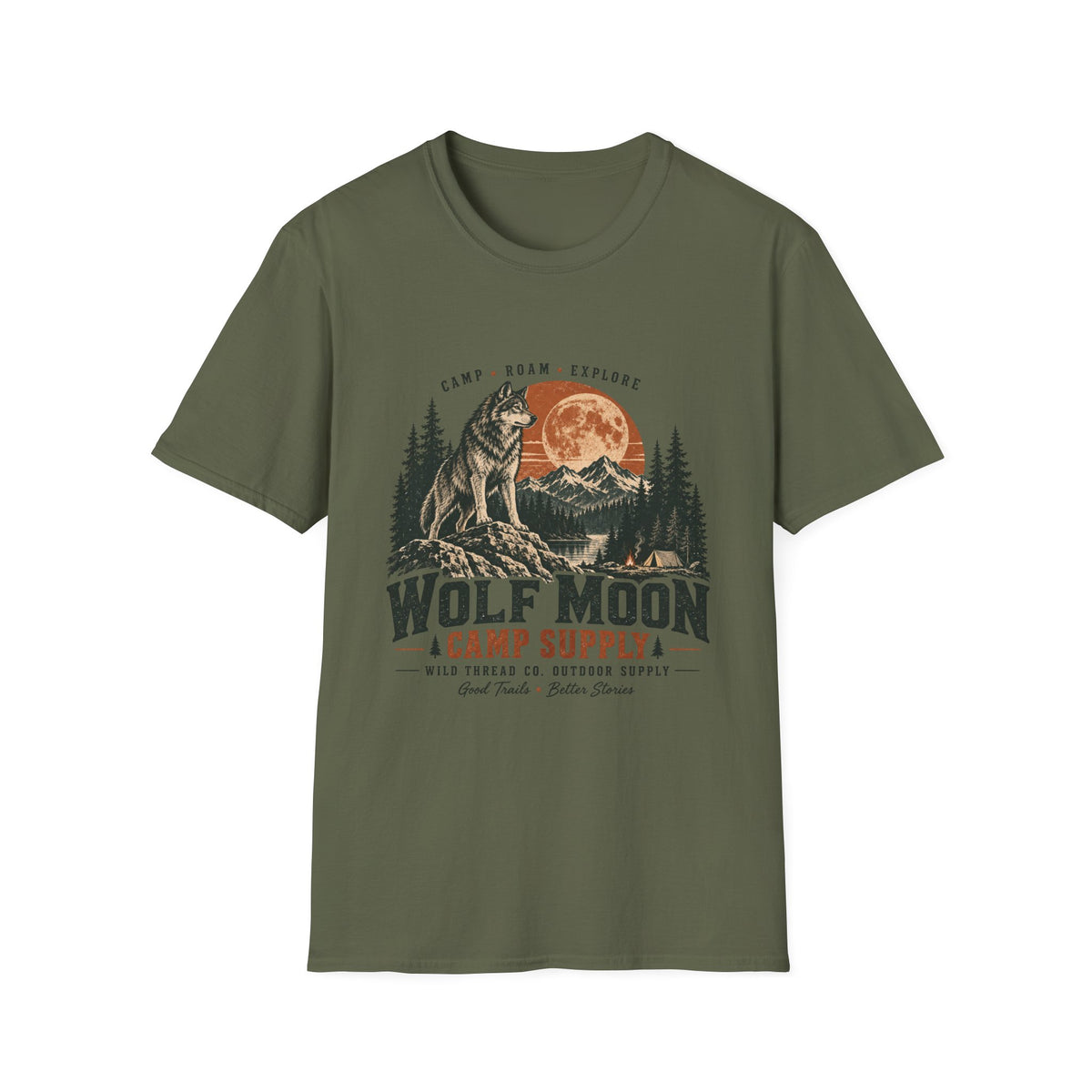 Wolf Moon Camp T-Shirt