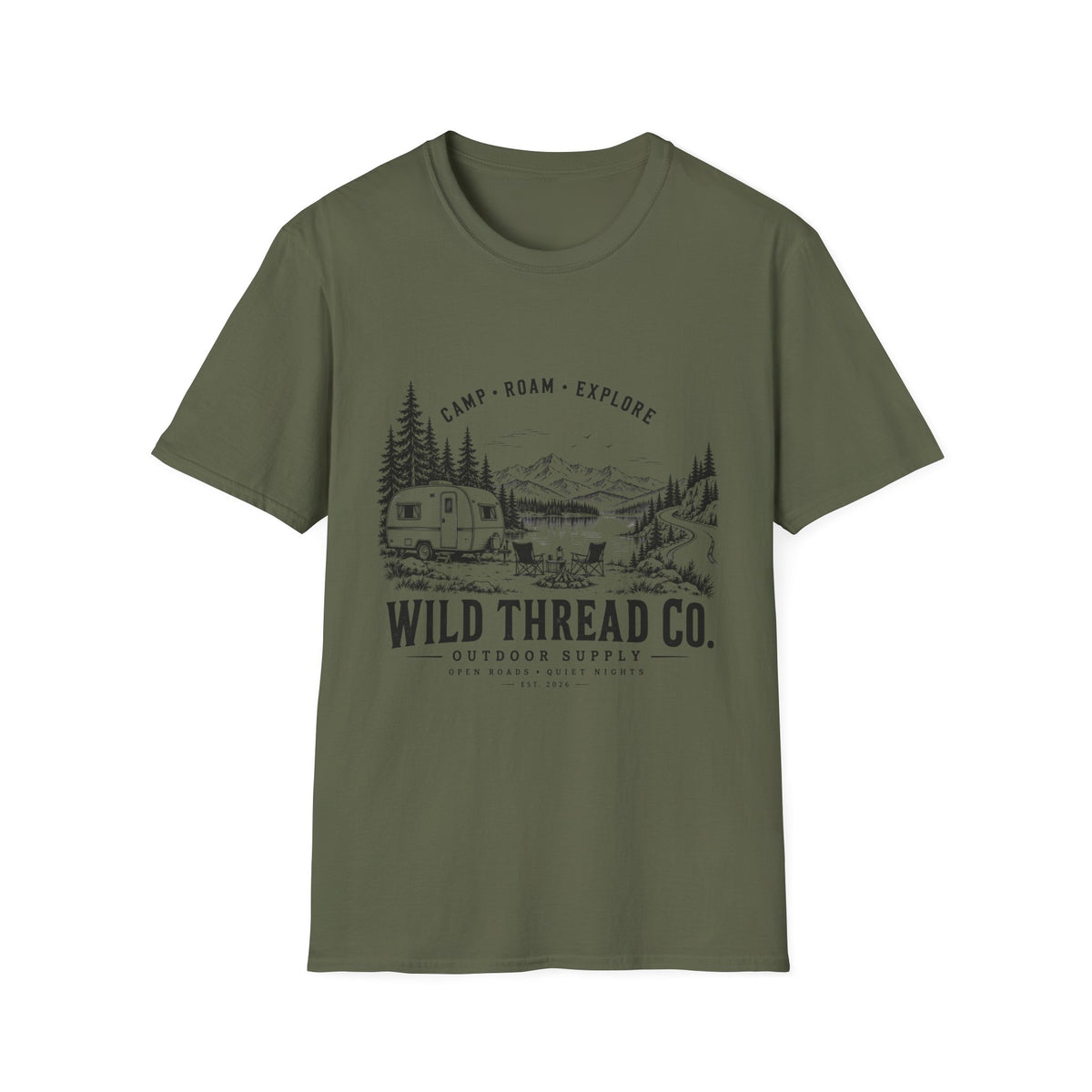 Camp Roam And Explore T Shirt