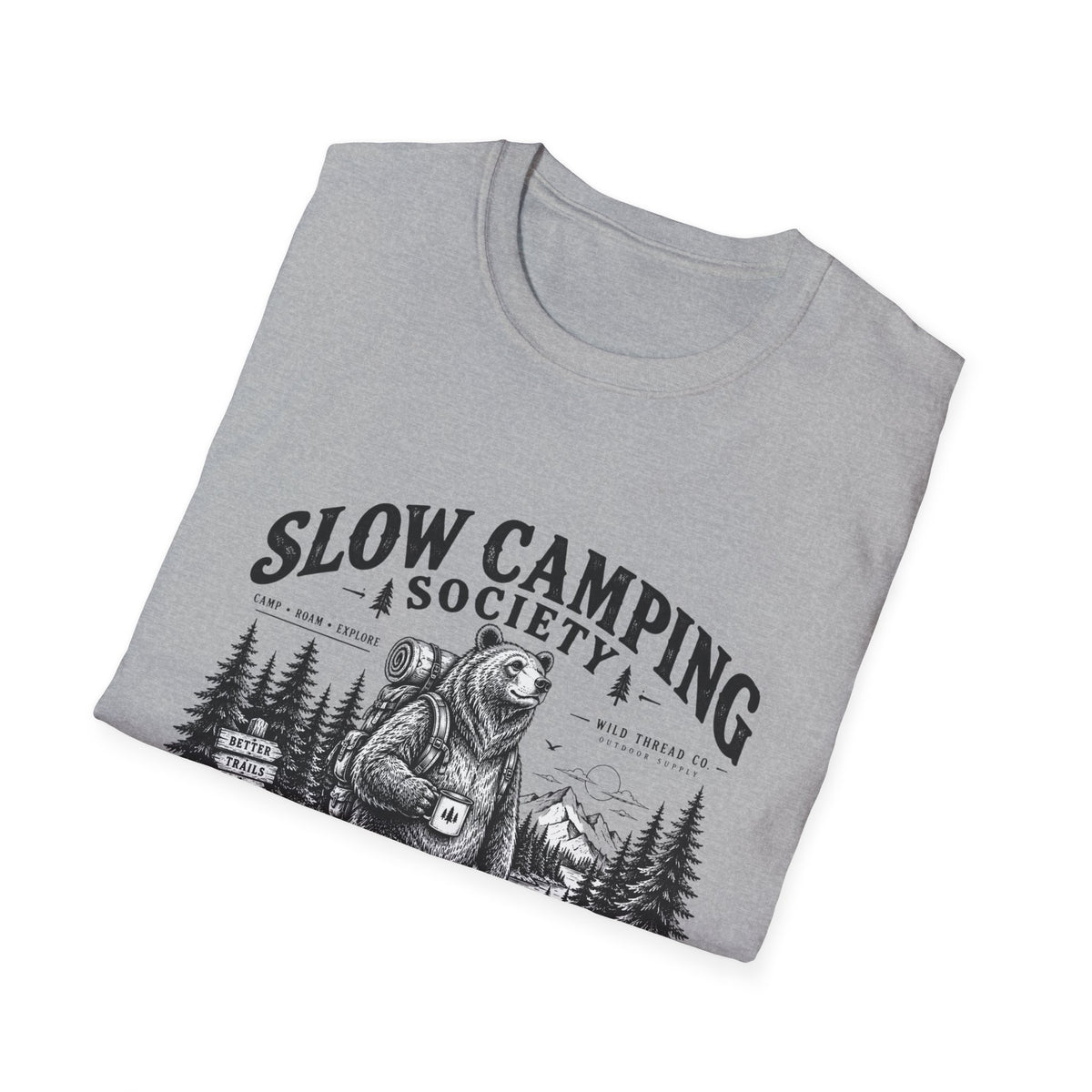 Slow Camping Society T Shirt