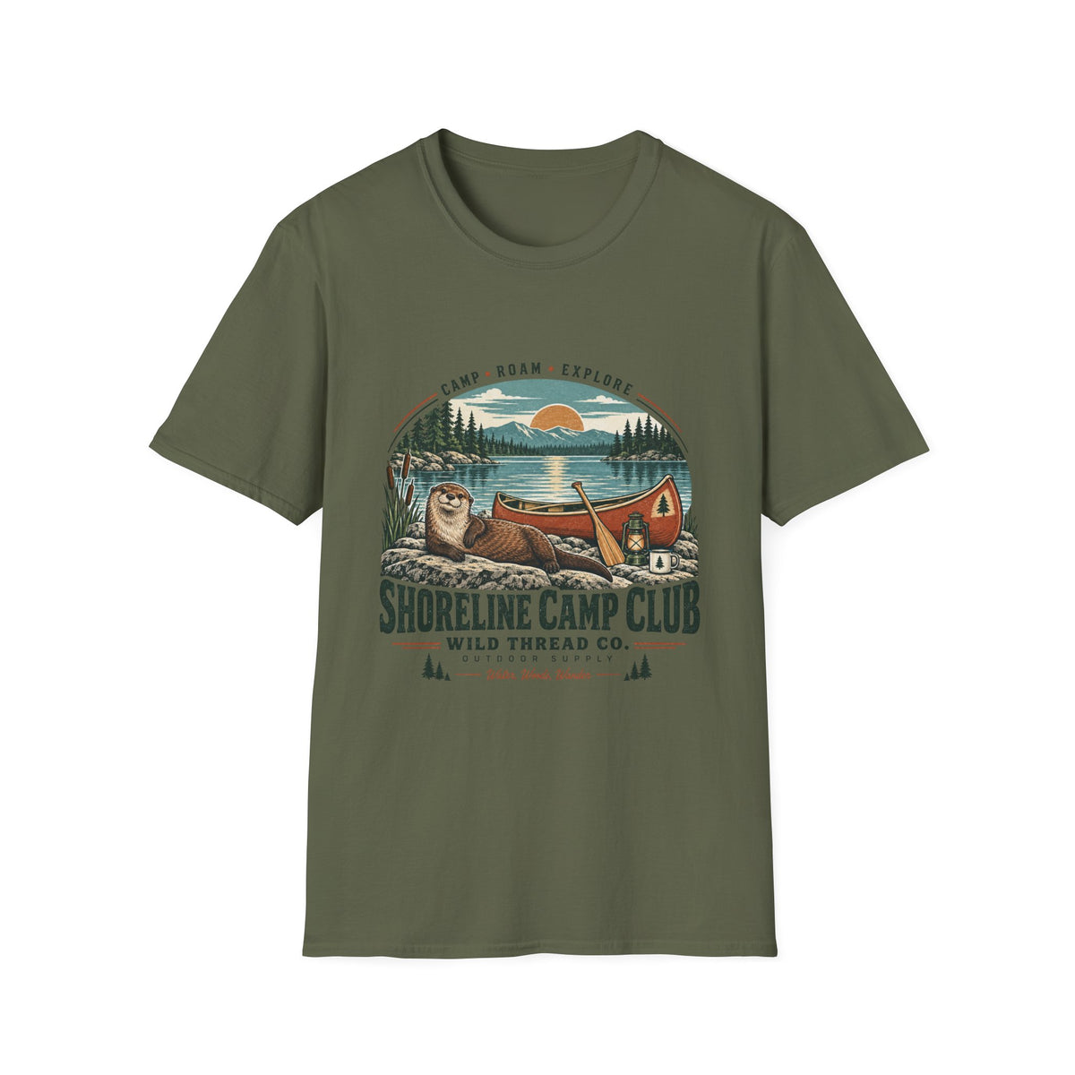 Otter Around My Canoe T-Shirt