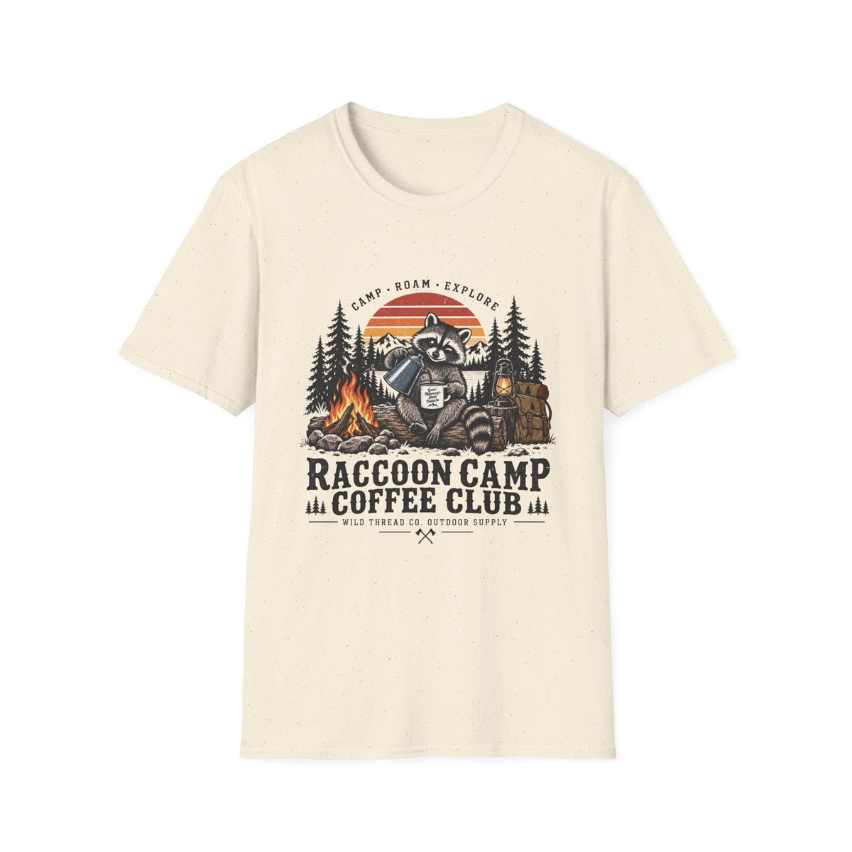 Racooning Around With My Coffe T-Shirt